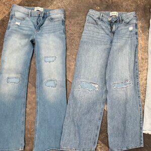 Girls Abercrombie Jeans (10/12)